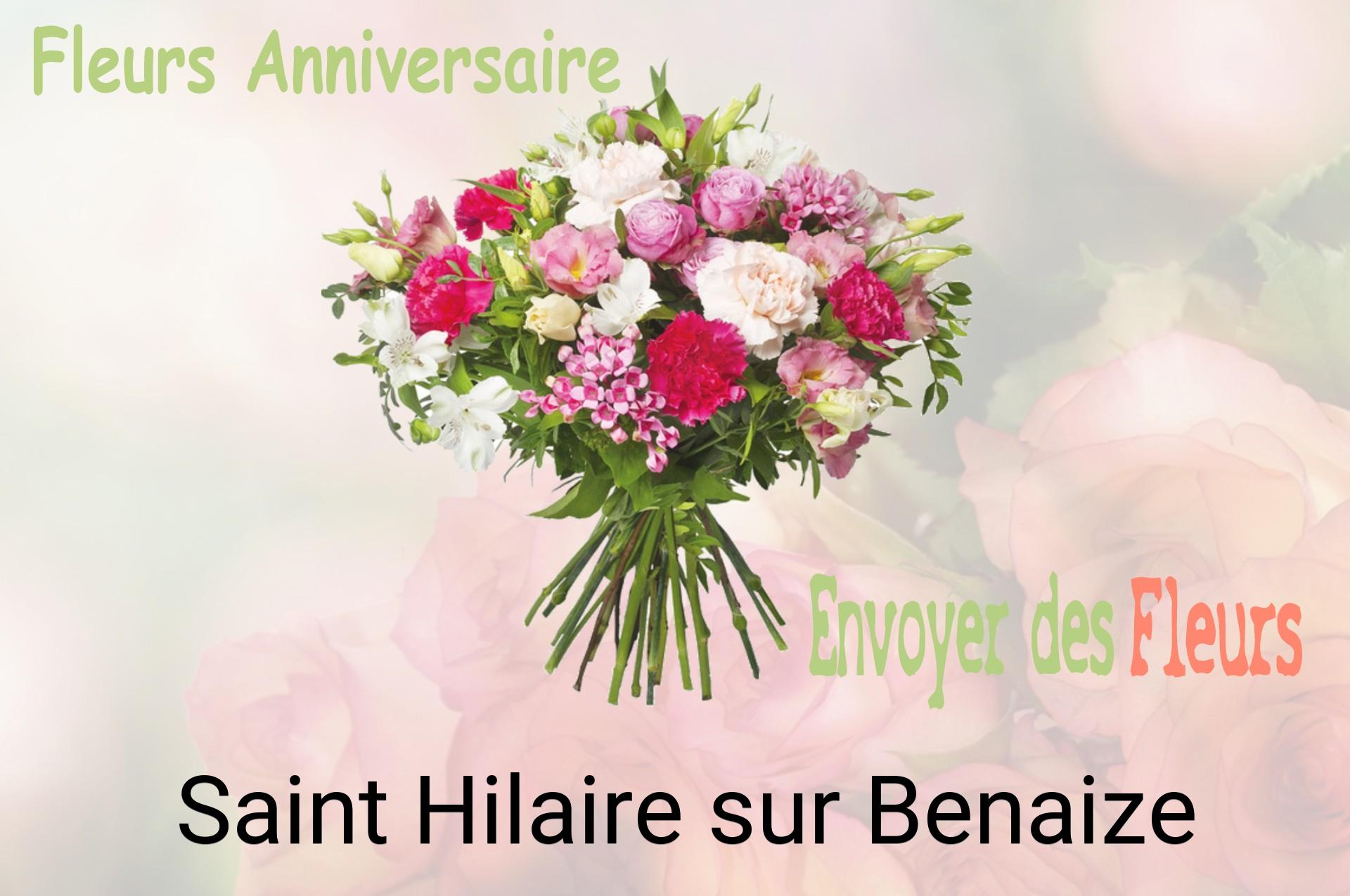 Bouquet de fleurs d’anniversaire livré à Saint-Hilaire-sur-Benaize